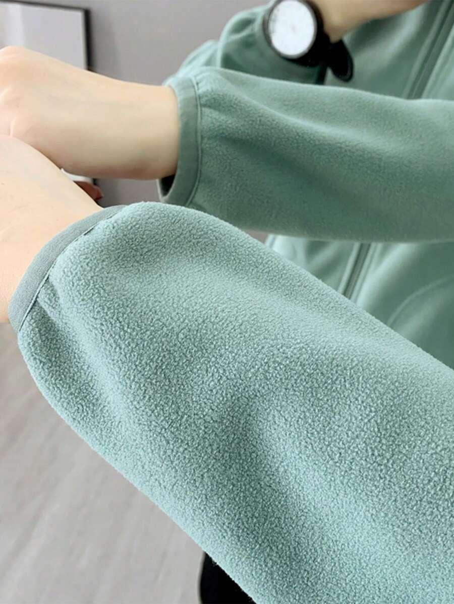 zielona bluza polar