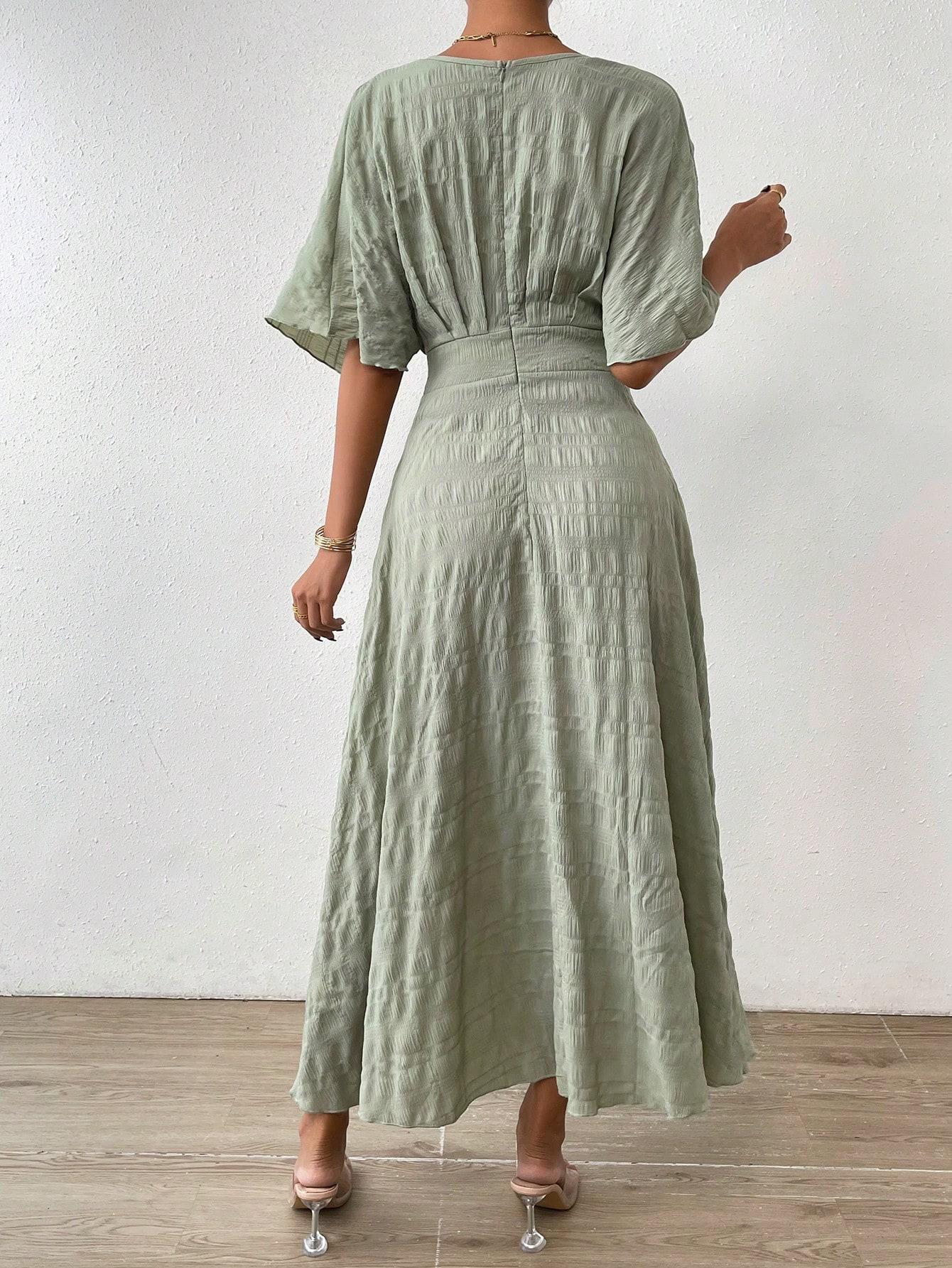 ZIELONA MAXI SUKIENKA