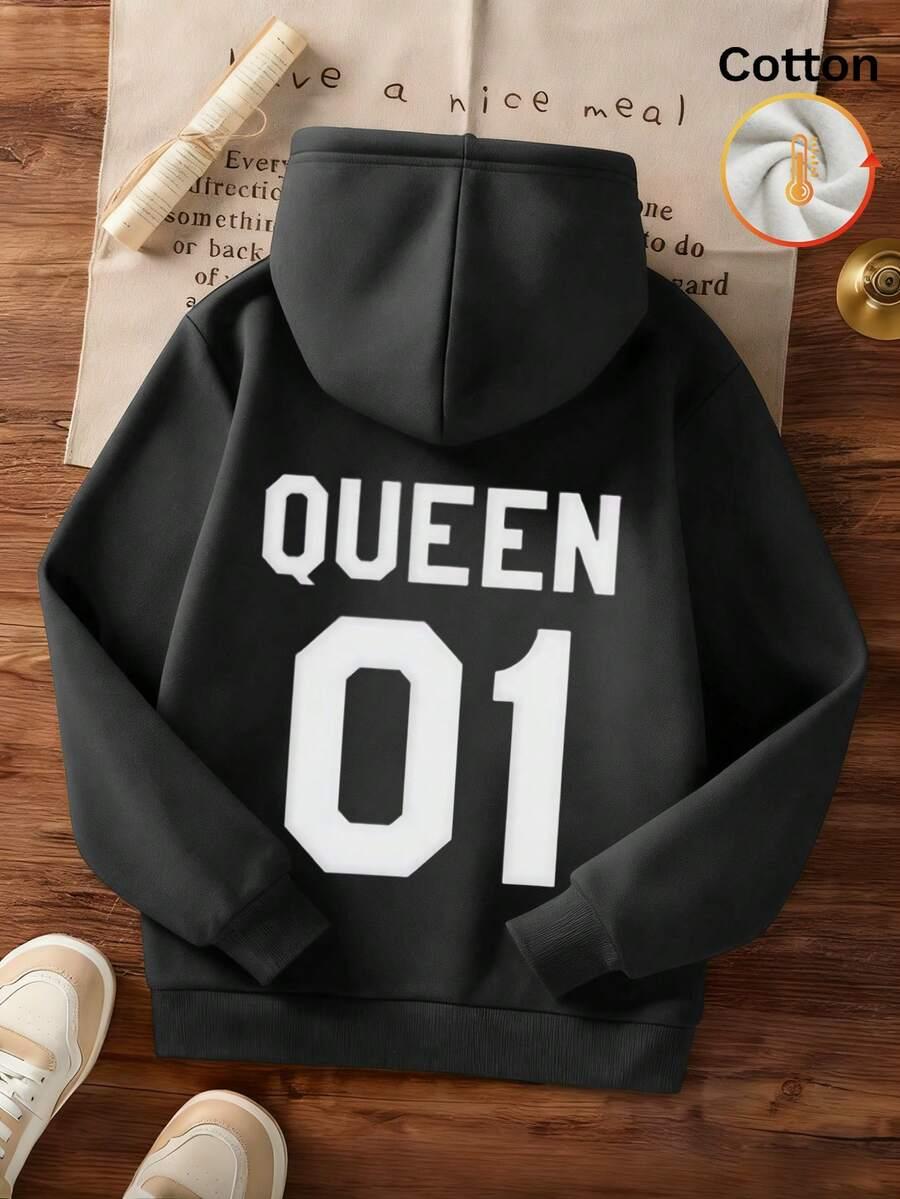 czarna bluza z kapturem 