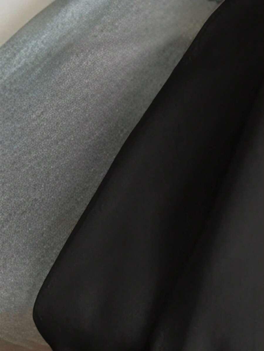 czarna bluza print