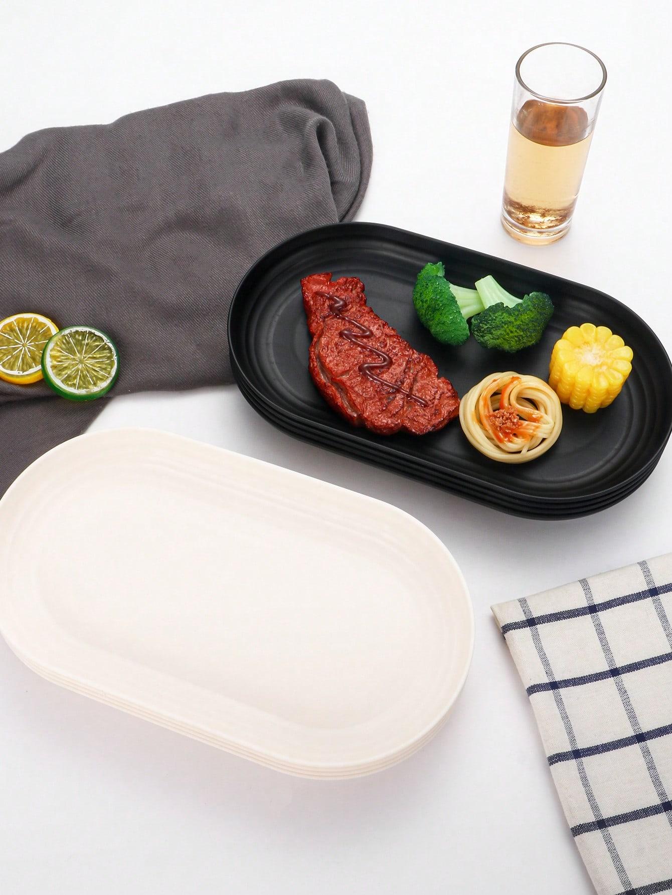 CZARNE TALERZE 6-PACK