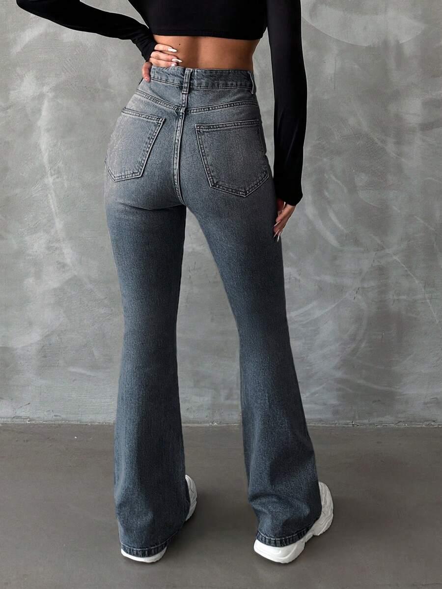 SPODNIE JEANS DZWONY