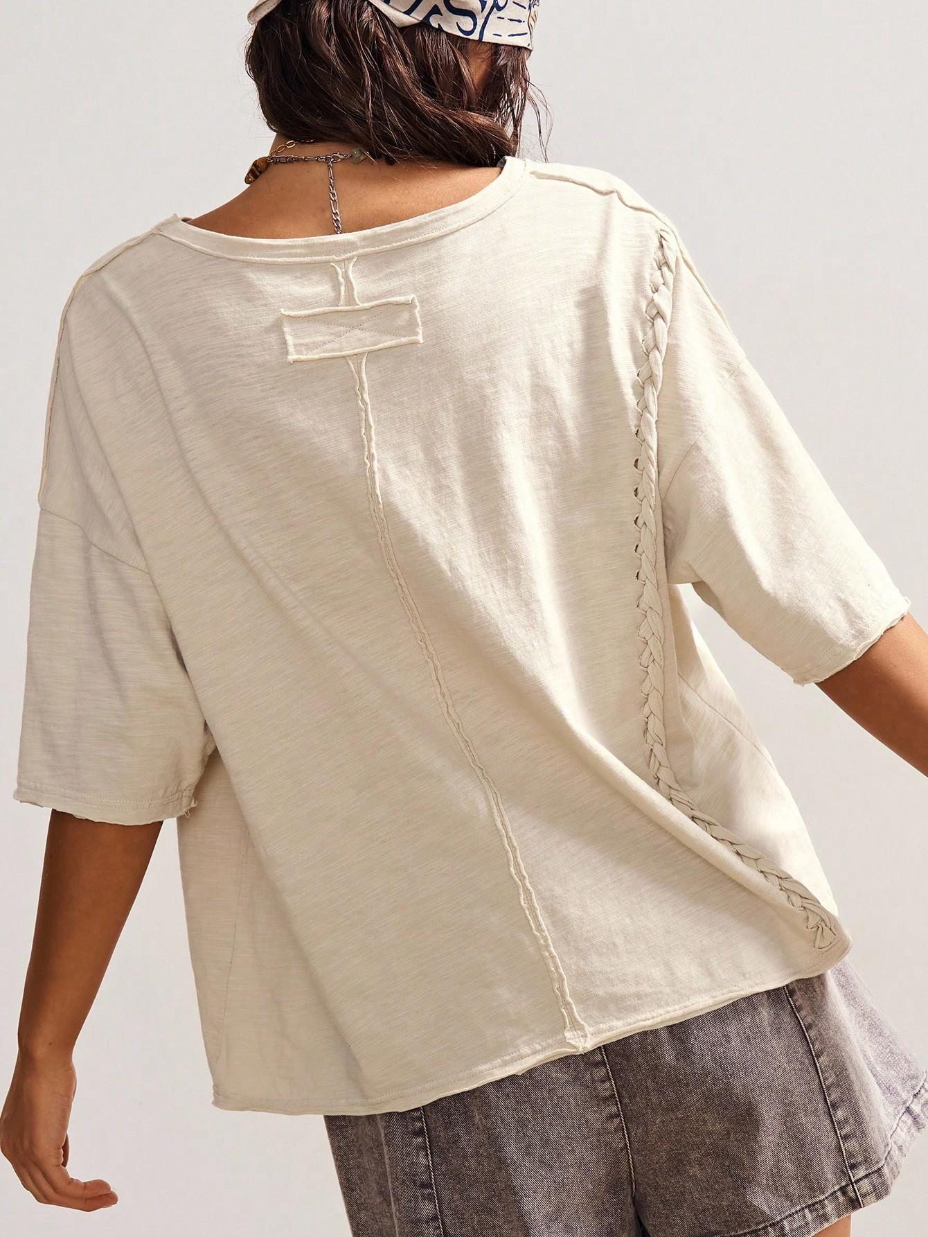 T-SHIRT DAMSKI OVERSIZE