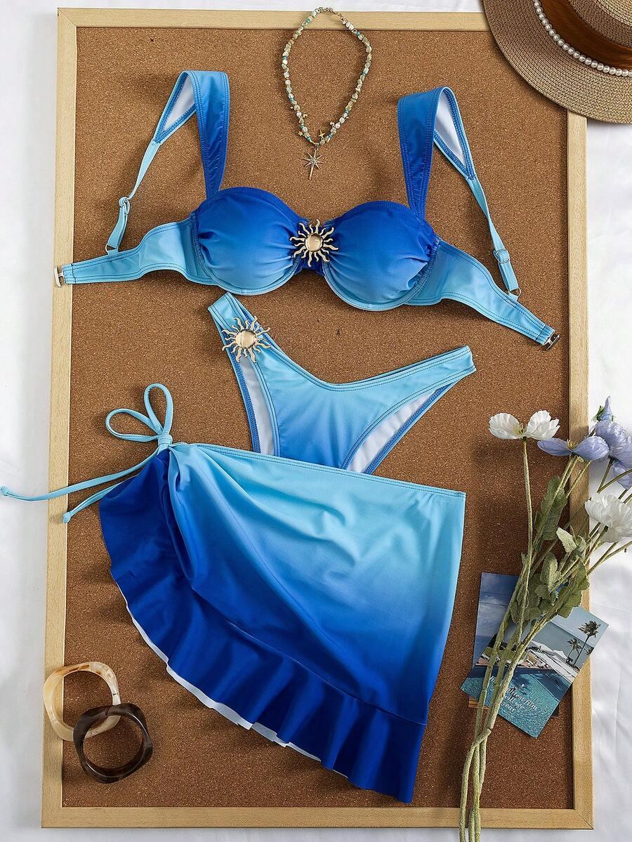 niebieska GÓRA OD BIKINI