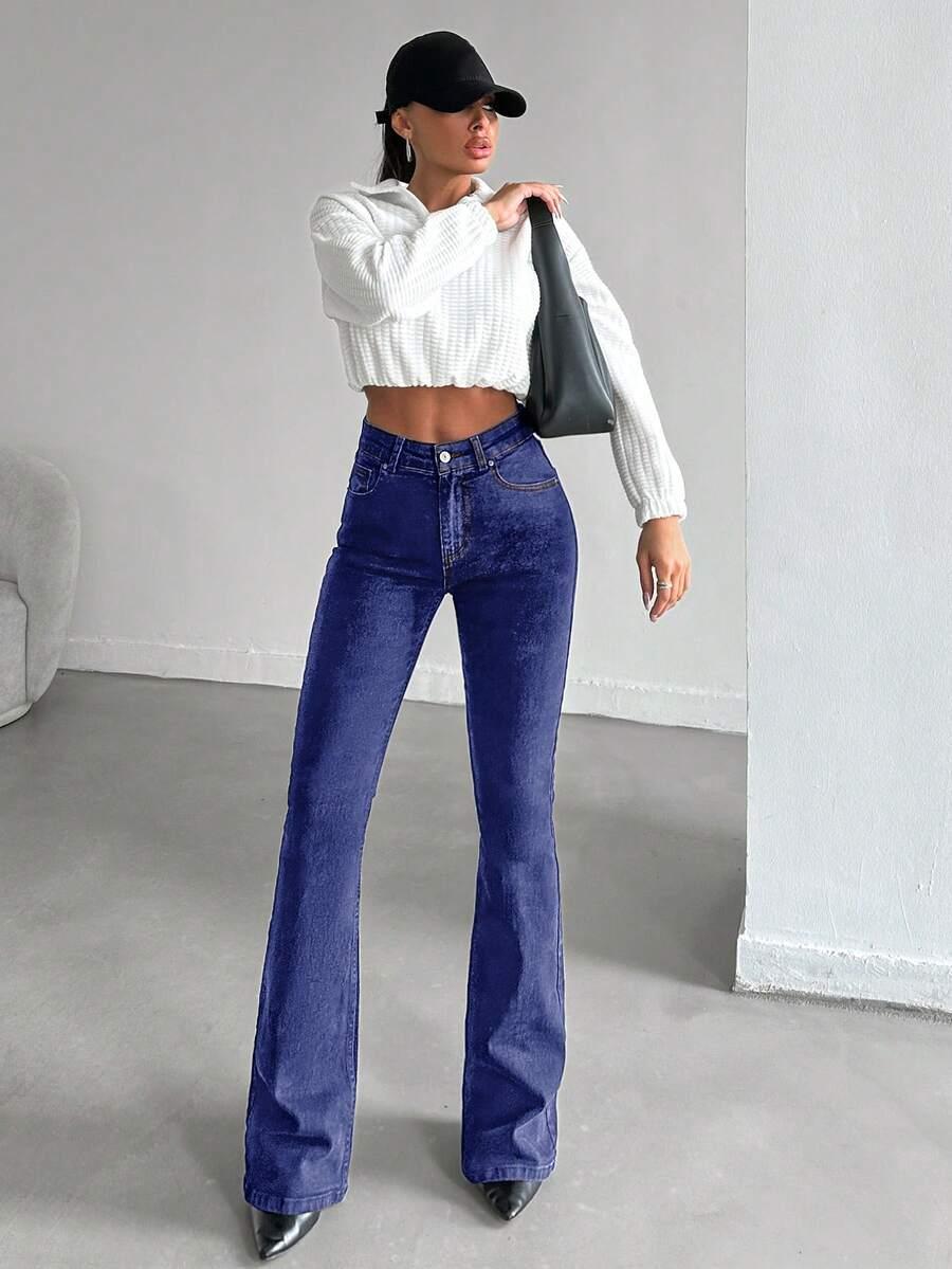 NIEBIESKIE SPODNIE JEANS