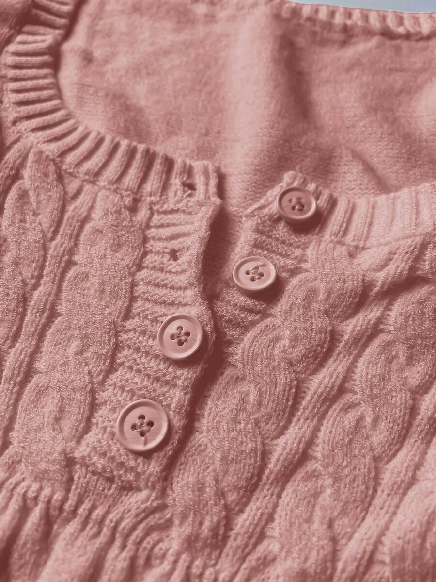 różowy sweter v-neck 