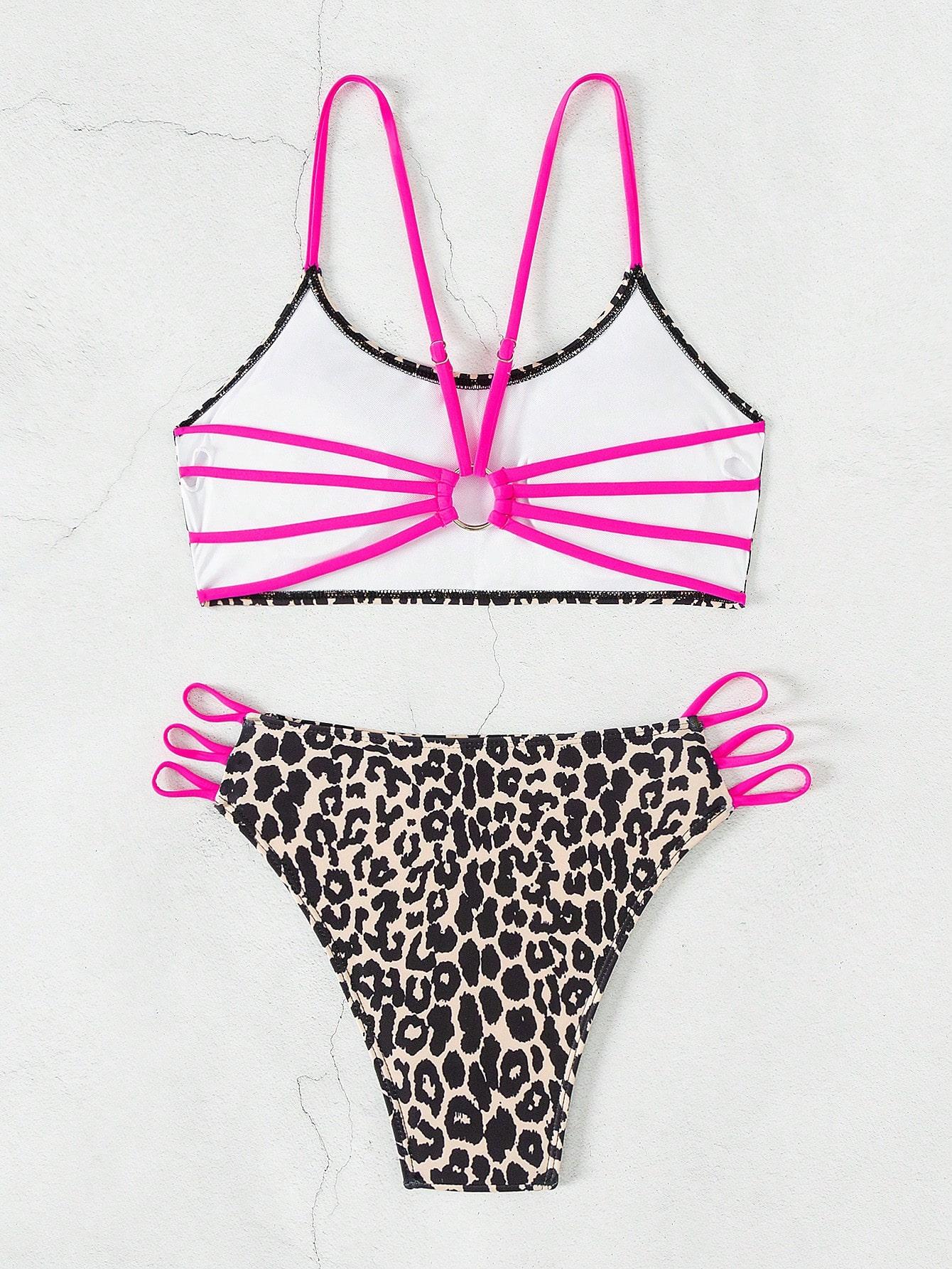 DWUCZĘŚCIOWY STRÓJ KĄPIELOWY ANIMAL PRINT