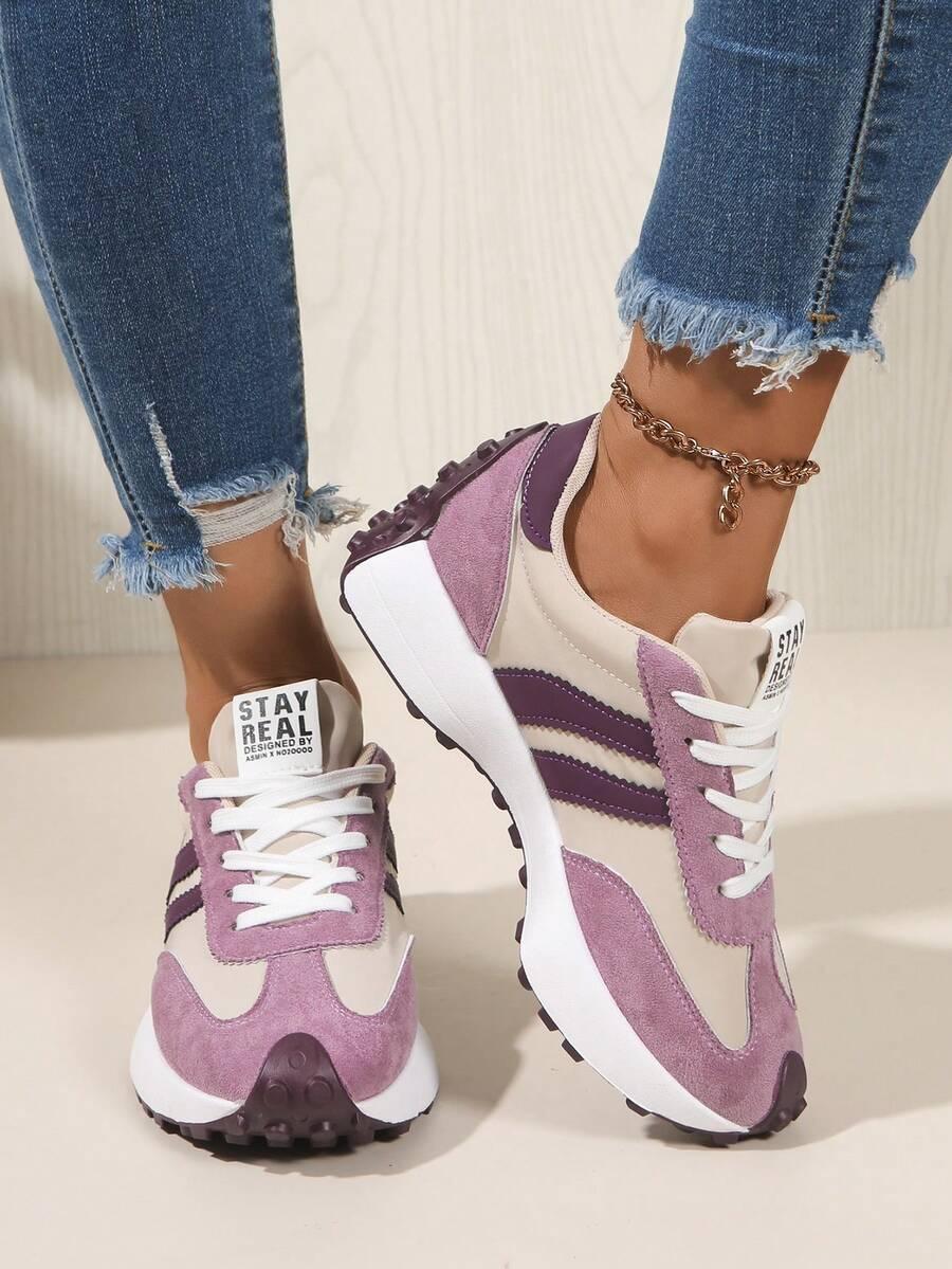 fioletowe buty sportowe