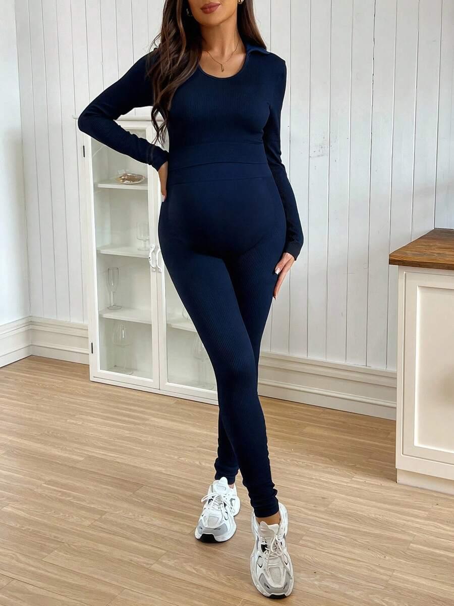 ciążowy komplet top legginsy