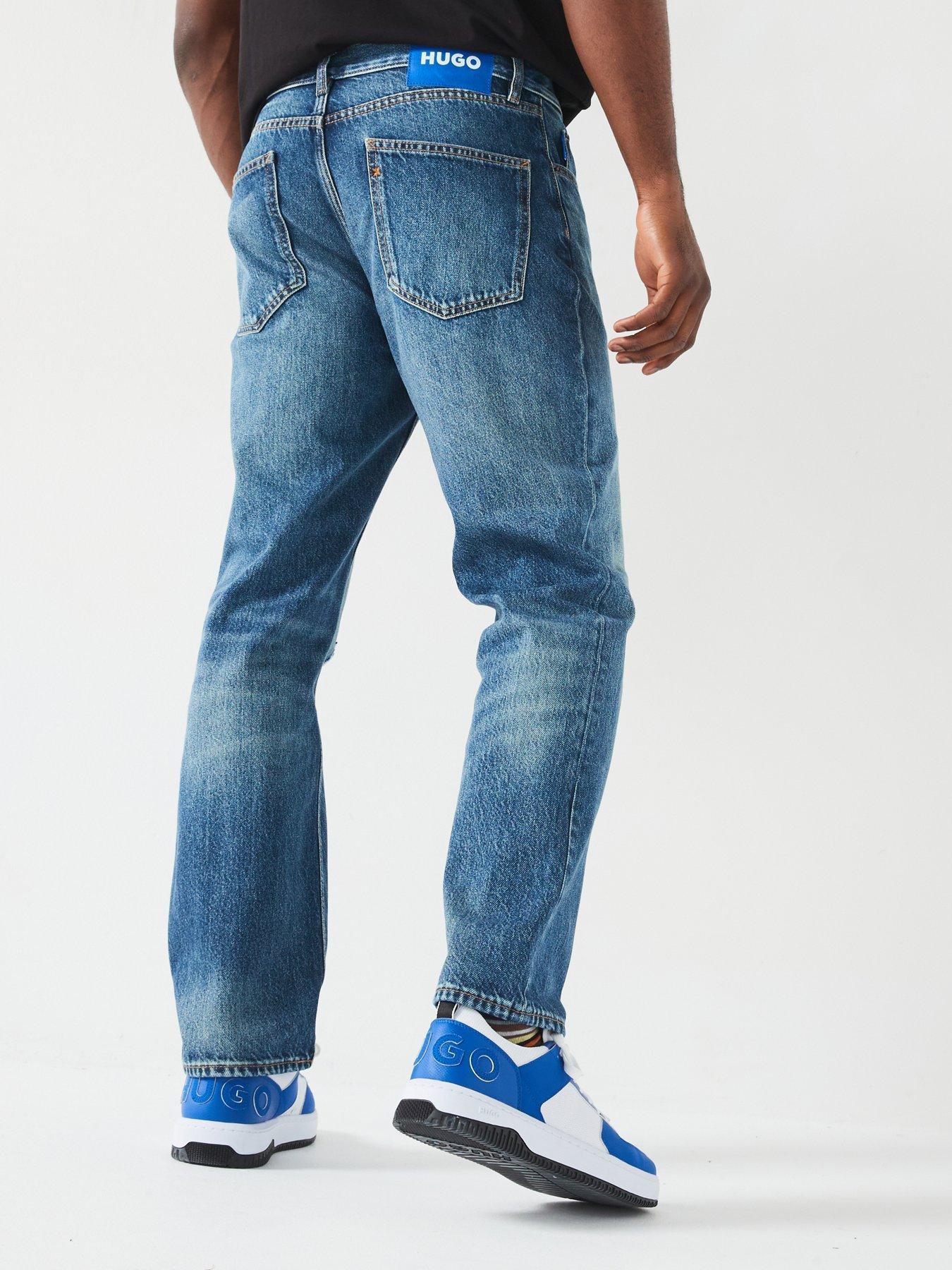HUGO BOSS JEANSY Z PRZETARCIEM REGULAR FIT 50529169