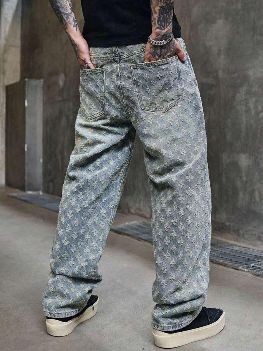  niebieskie spodnie jeans 