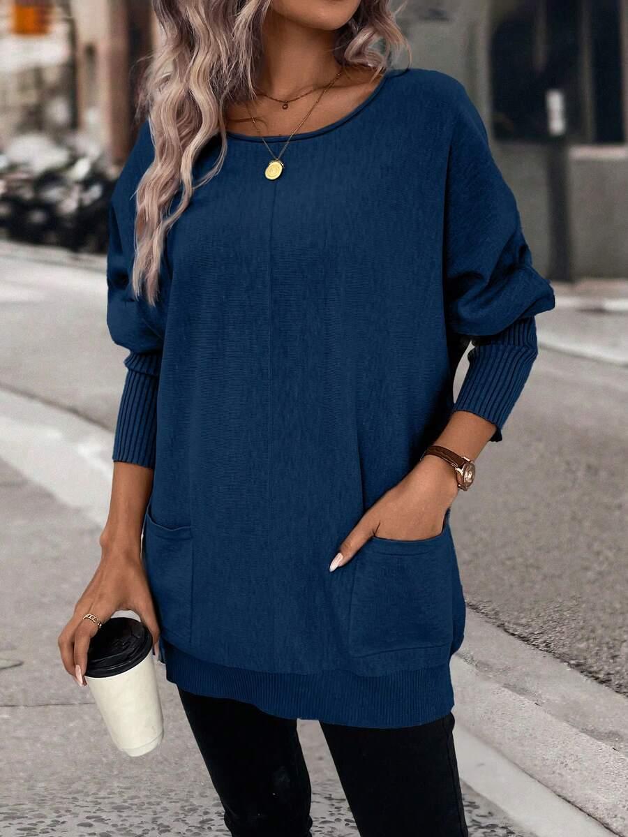 SWETER DAMSKI OVERISZE 