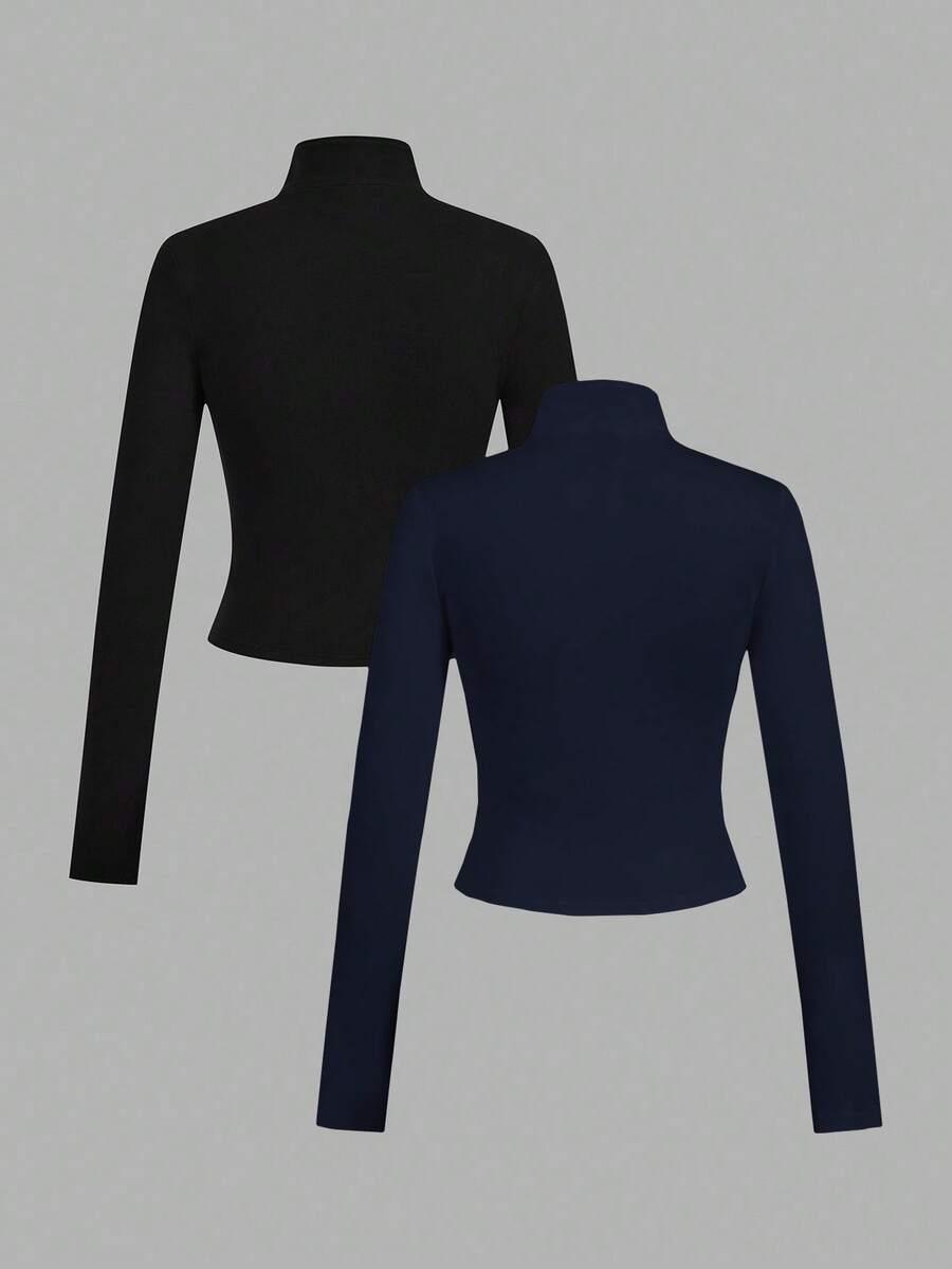 bluzka długi rękaw 2-pack