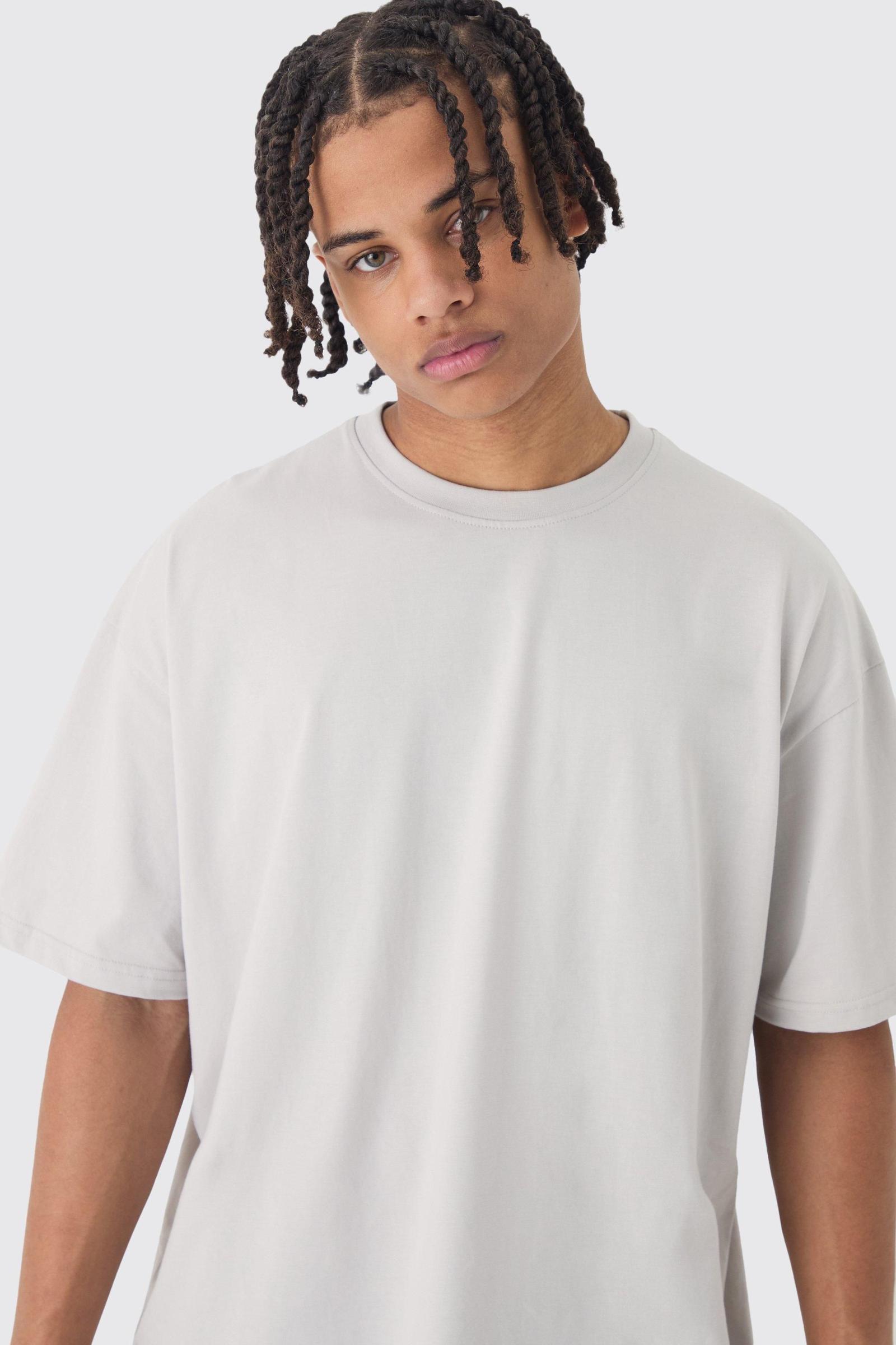 szary t-shirt basic