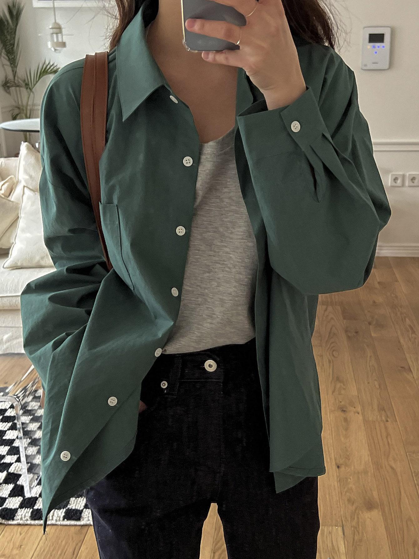 ZIELONA KOSZULA CASUAL 