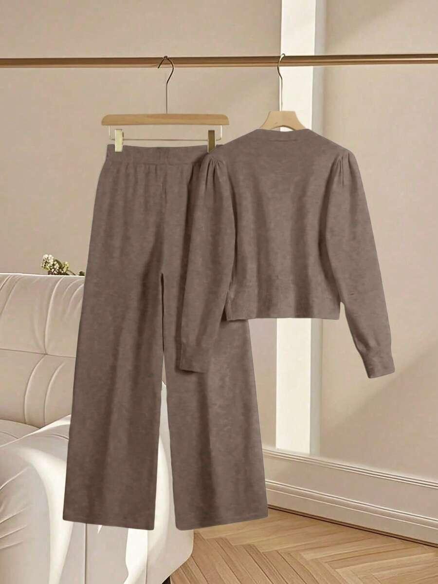 spodnie sweter komplet