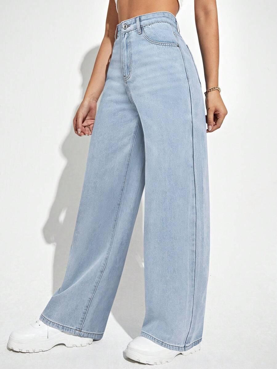 NIEBIESKIE SPODNIE JEANS