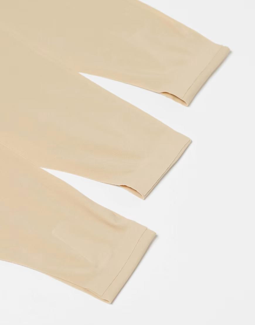 BEŻOWE GŁADKIE MAJTKI 3-PACK