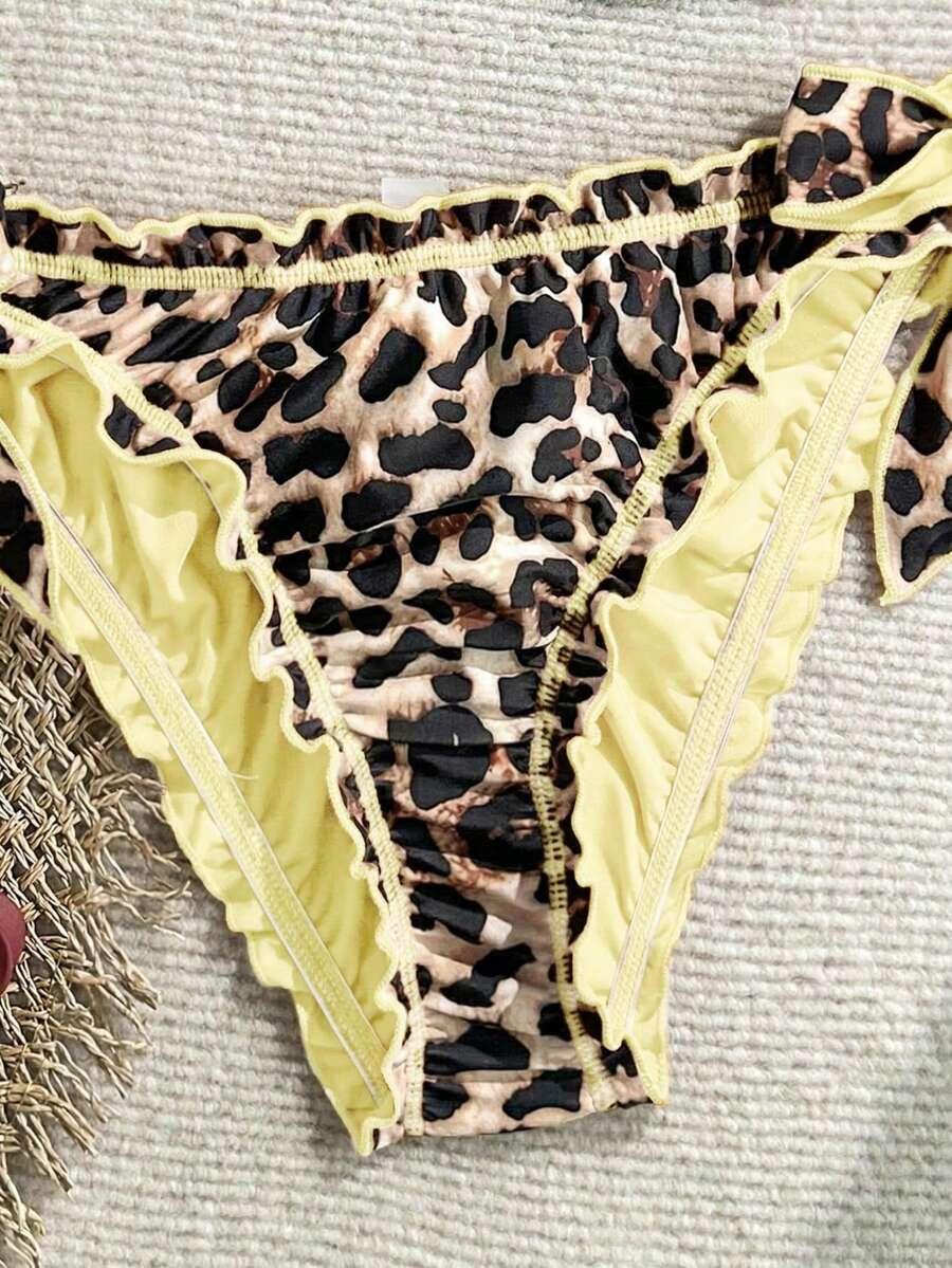 DWUCZĘŚCIOWY STRÓJ KĄPIELOWY ANIMAL PRINT