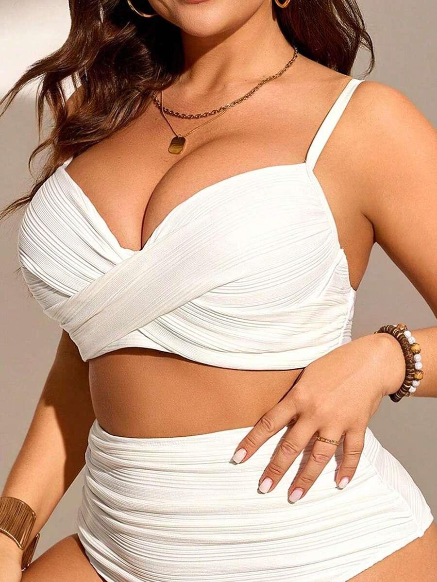 biała góra od bikini 