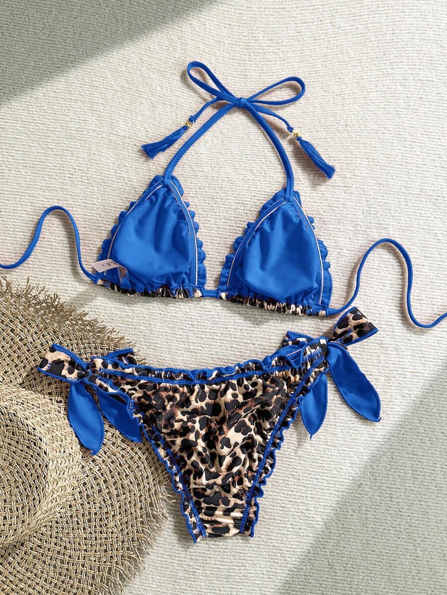 DWUCZĘŚCIOWY STRÓJ KĄPIELOWY ANIMAL PRINT