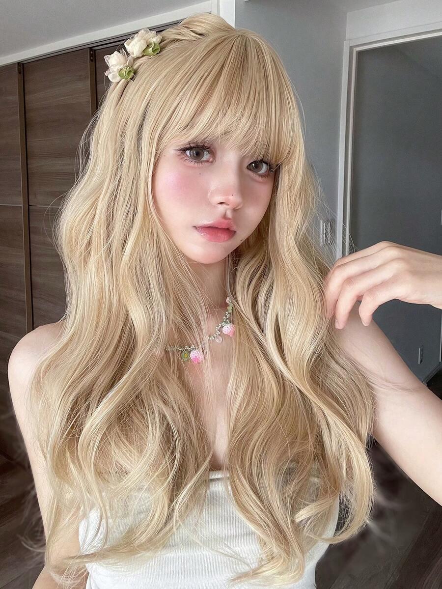 BLOND SYNTETYCZNE WŁOSY 