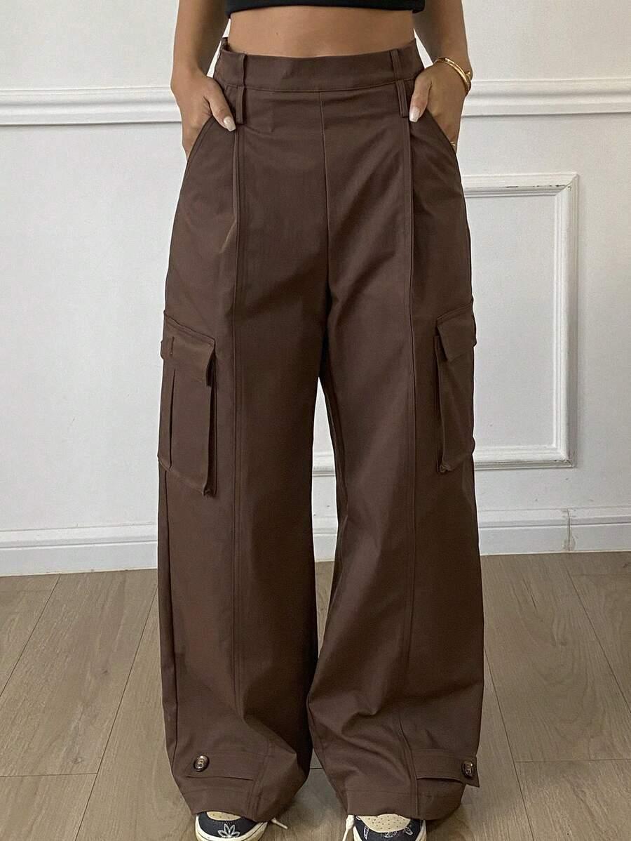 SPODNIE DAMSKIE CASUAL PROSTE REGULAR