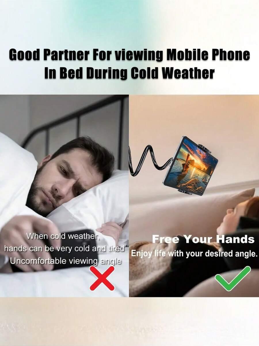 czarny uchwyt na telefon 