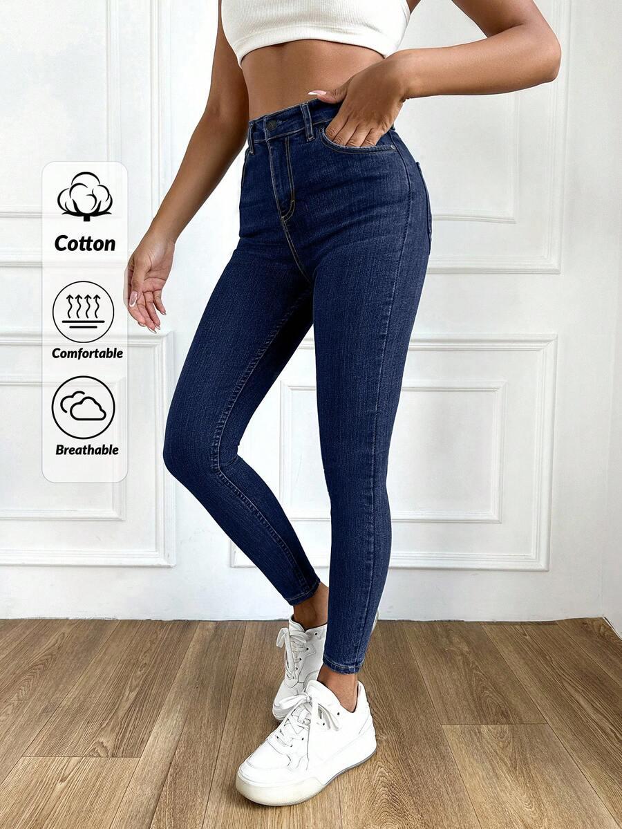 NIEBIESKIE SPODNIE JEANS 