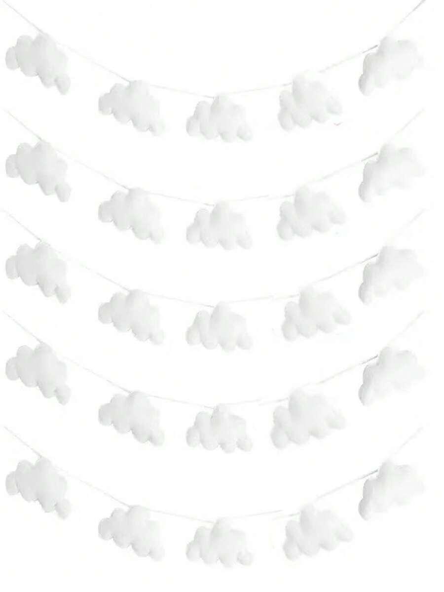 girlanda białe chmury