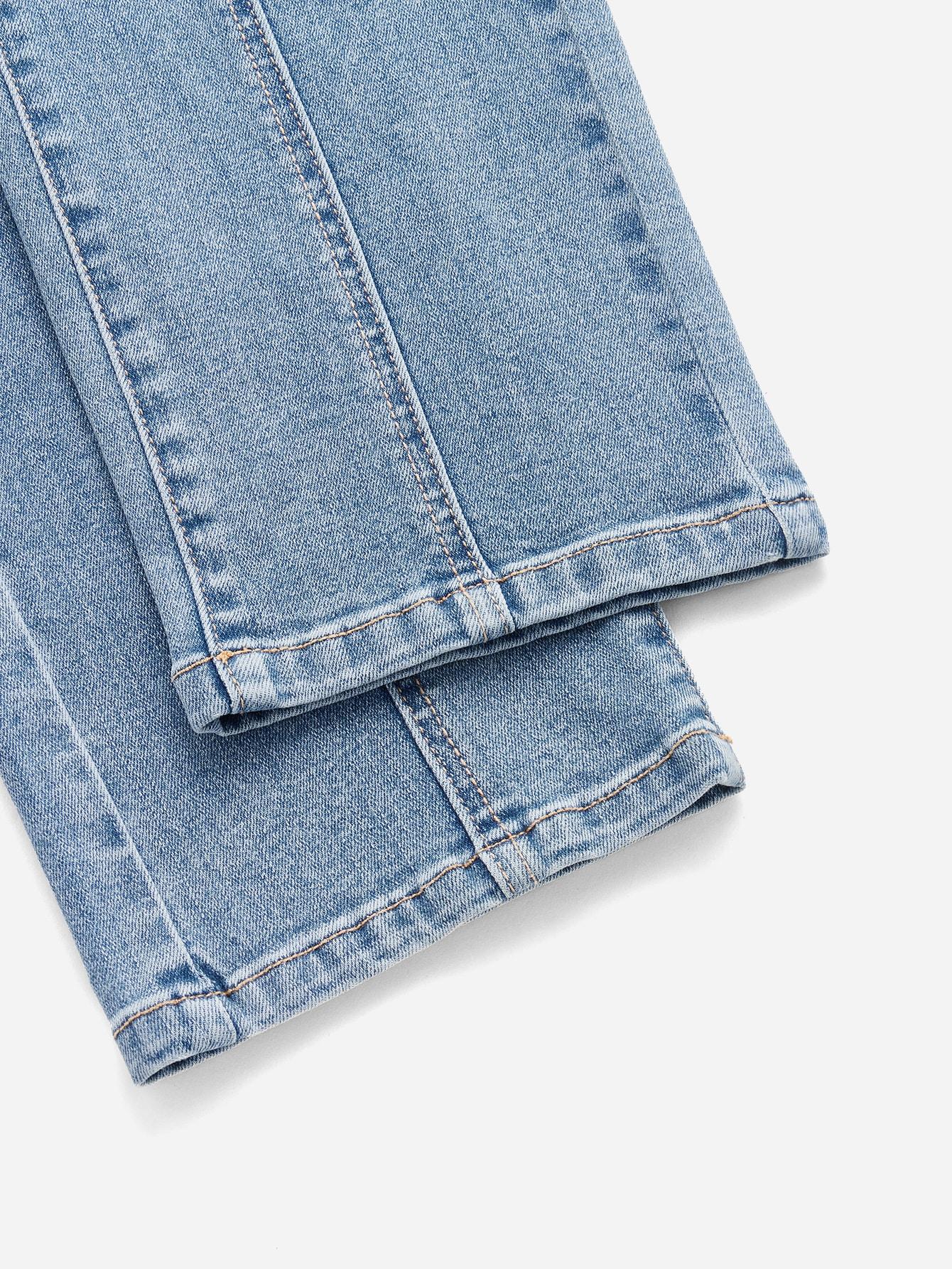 NIEBIESKIE SPODNIE JEANS