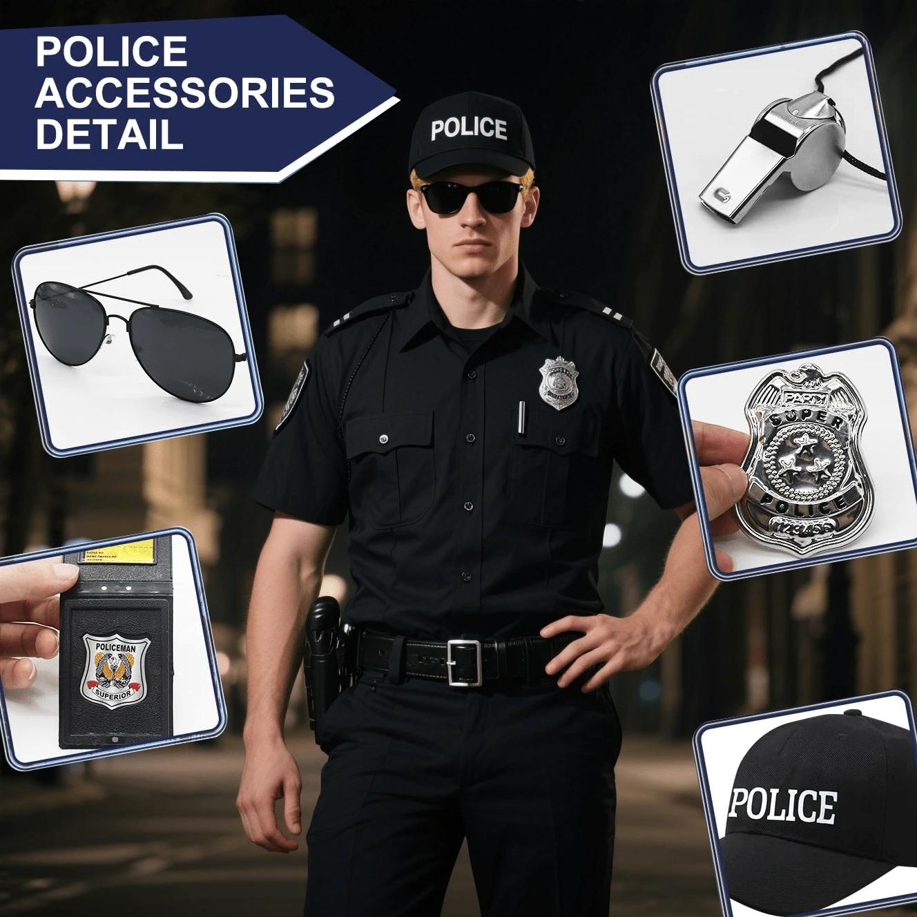 ZESTAW AKCESORIÓW KOSTIUMOWYCH policjant