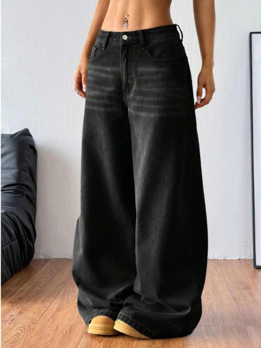 jeansy wide leg
