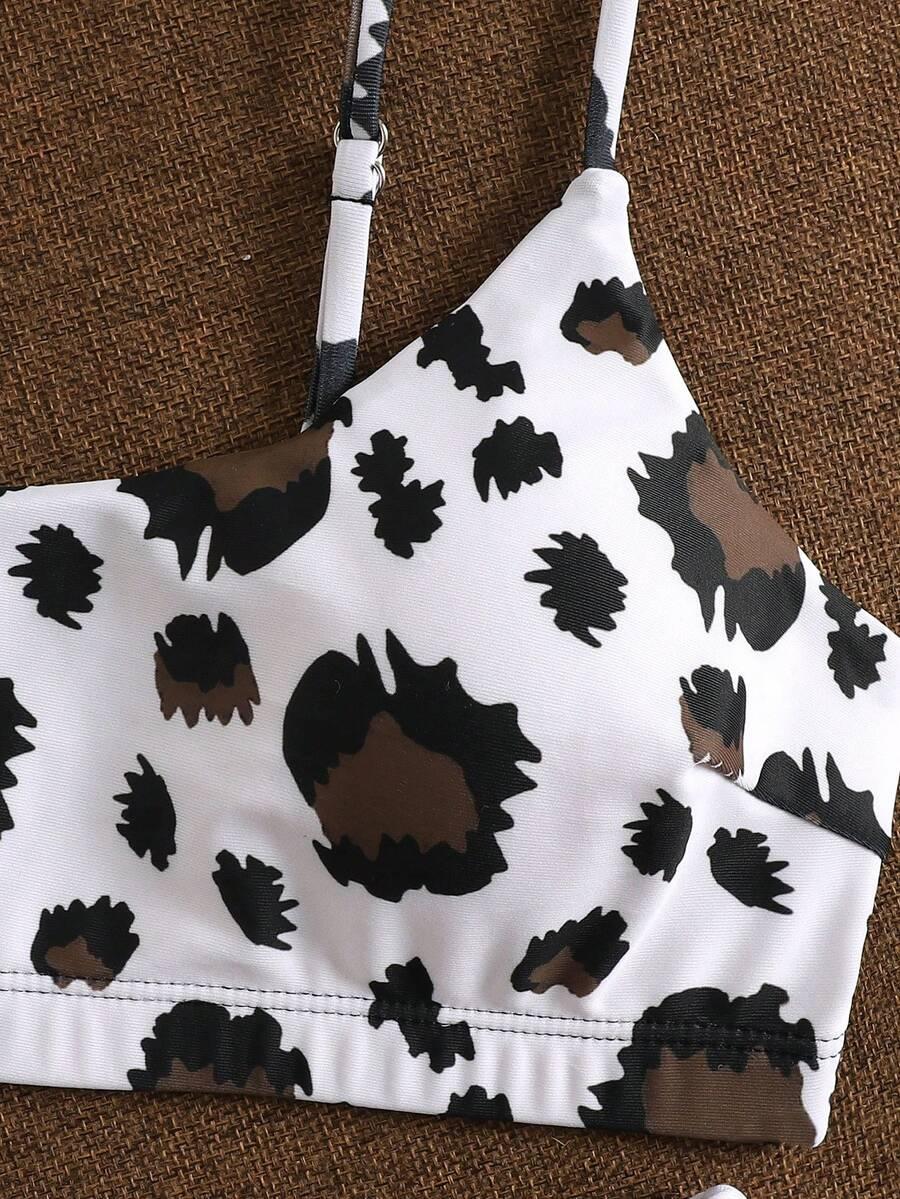 DWUCZĘŚCIOWY STRÓJ KĄPIELOWY ANIMAL PRINT