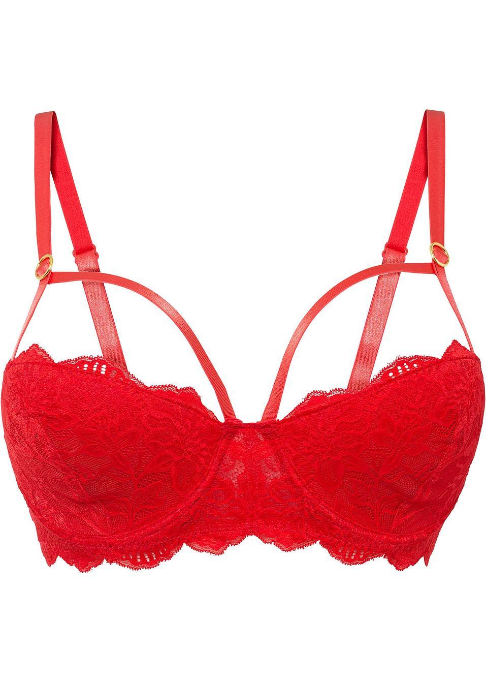 BIUSTONOSZ DAMSKI PLUS SIZE Z ZAPIĘCIEM Z TYŁU