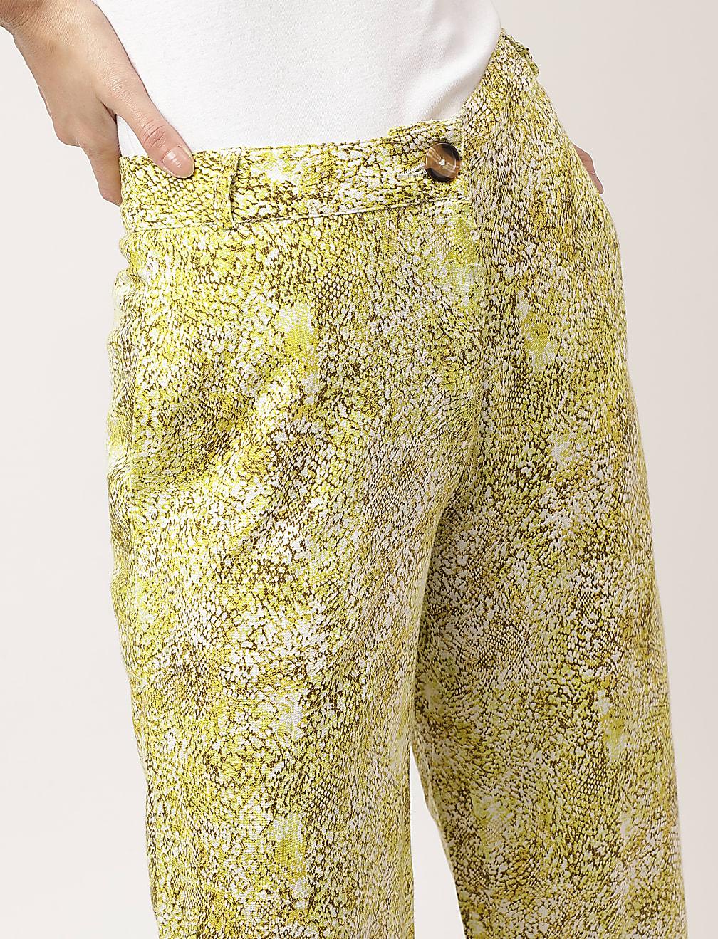 LNIANE SPODNIE PRINT T59-6071K-J4