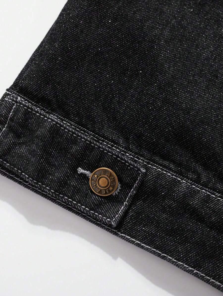 czarna kurtka jeans
