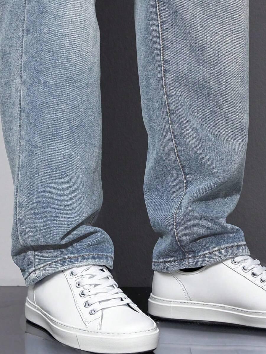NIEBIESKIE SPODNIE JEANS