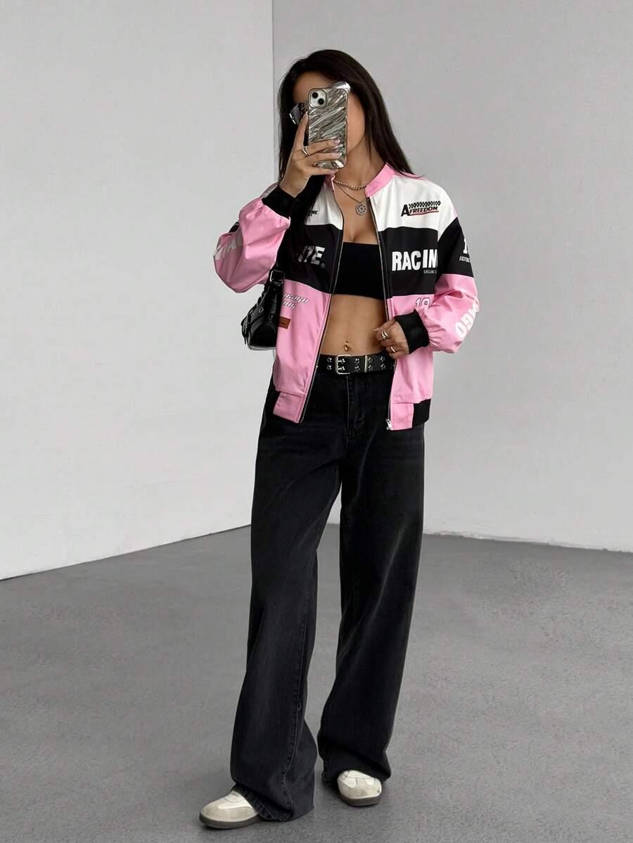 BLUZA BEZ KAPTURA PRINT 