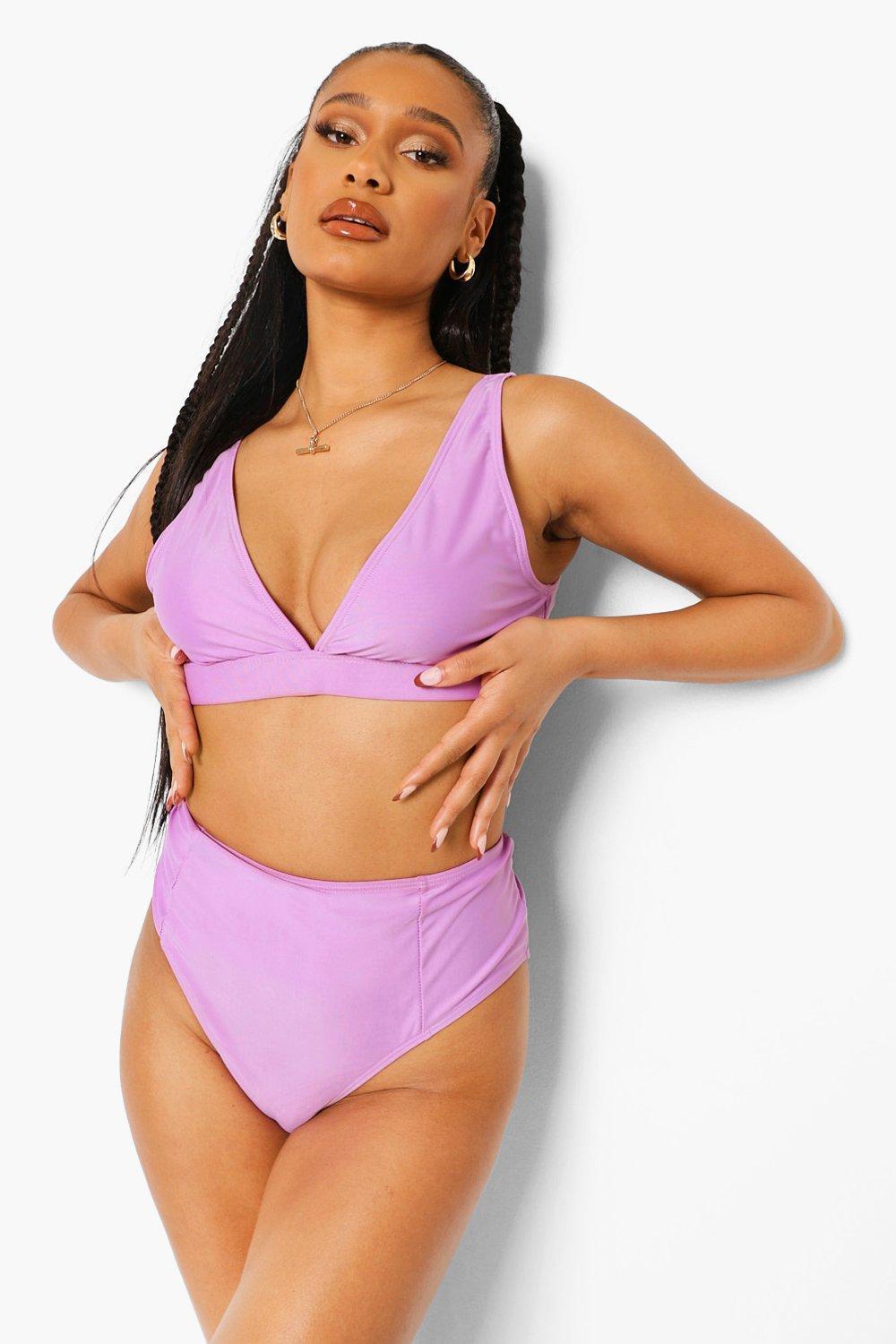 różowy dół od bikini