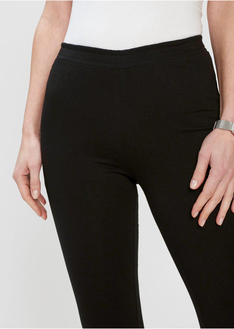 CZARNE LEGGINSY ZDOBIENIE