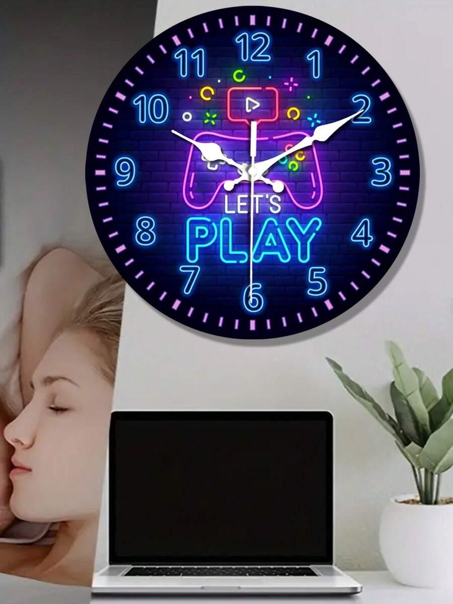 ZEGAR ŚCIENNY Z MOTYWEM GIER WIDEO