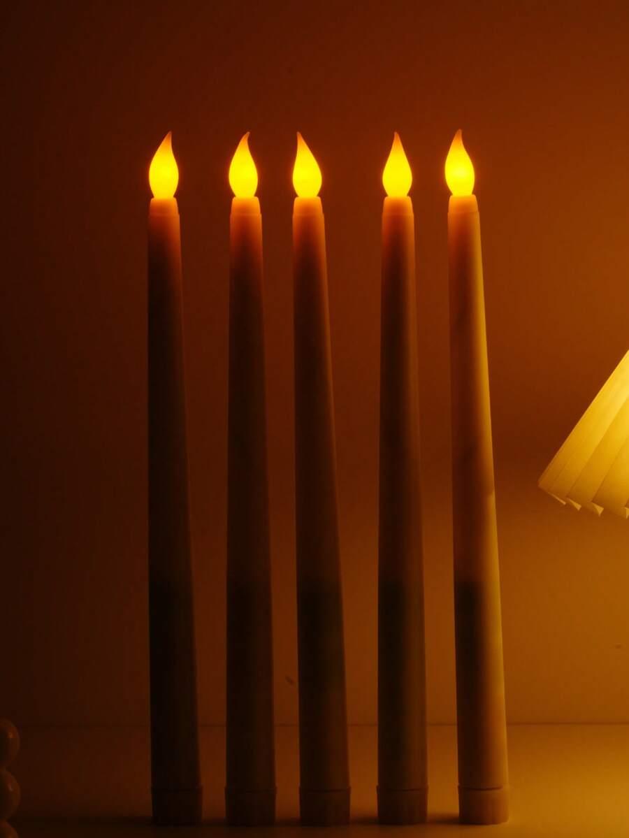 BIAŁE ŚWIECE LED 3-PACK