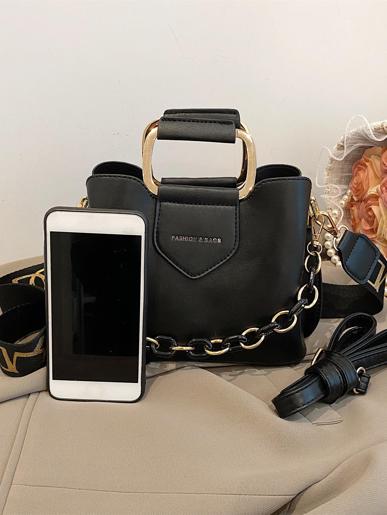 czarna torebka crossbody