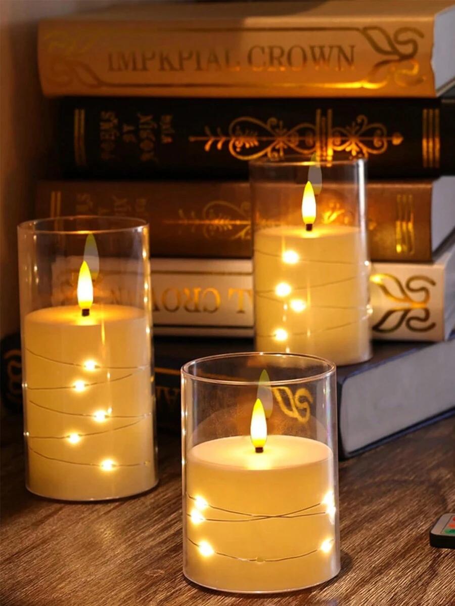 LAMPA ŚWIECA NA BATERIE 3-PACK