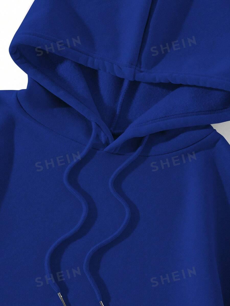 NIEBIESKA BLUZA KAPTUR