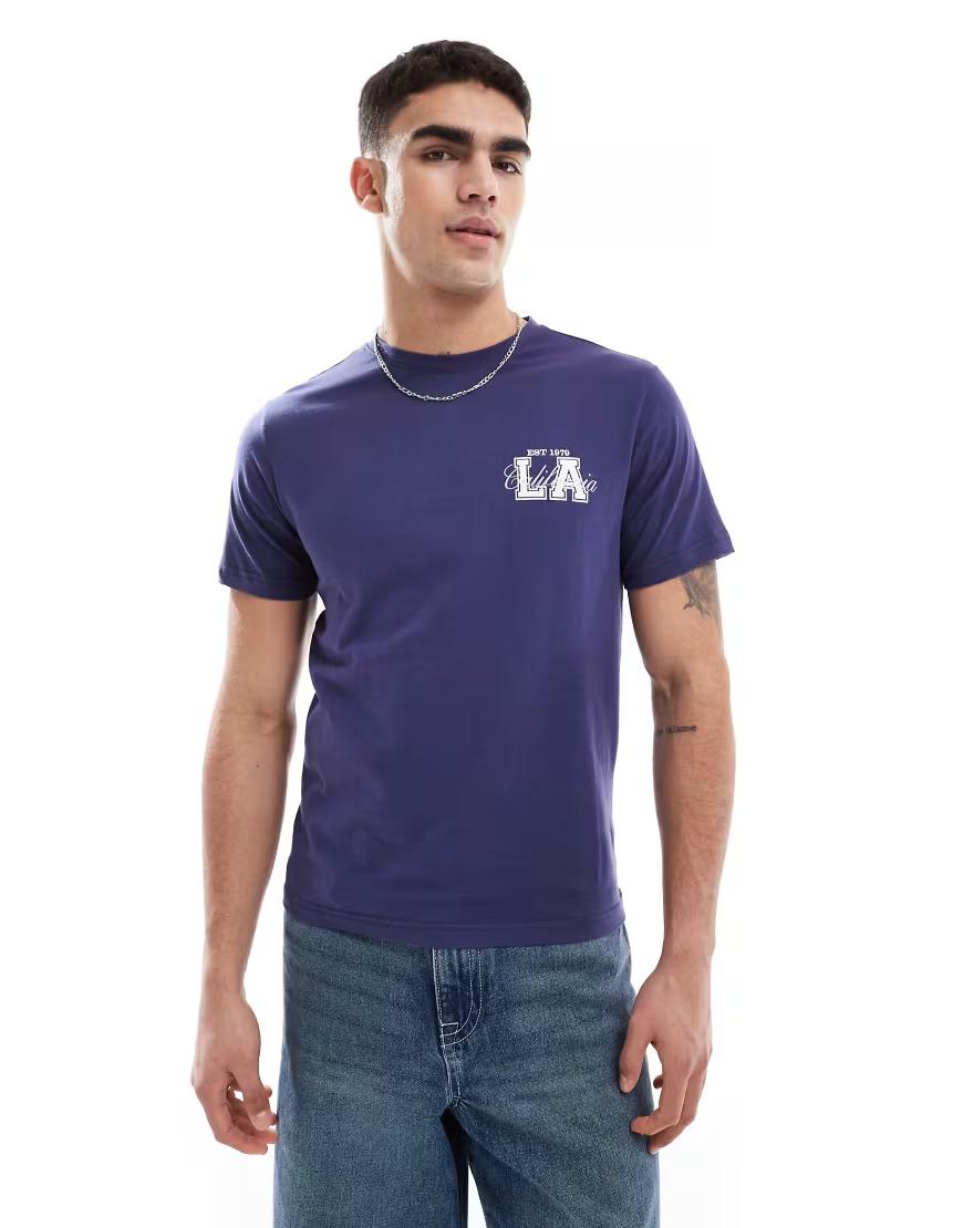t-shirt napis Los Angeles