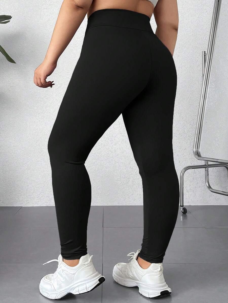 CZARNE LEGGINSY WYSOKI STAN 