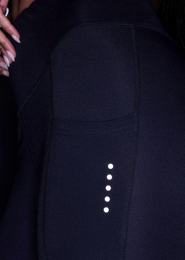 LEGGINSY SPORTOWE CZARNE