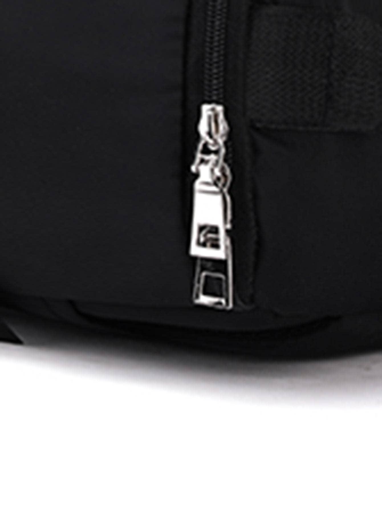 czarny plecak zip